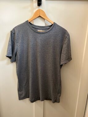 Bombas Pima Cotton Gray Basic Tee Medium